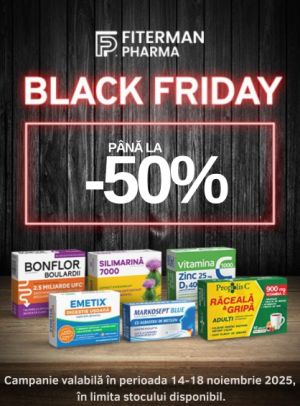 Black Friday cu reducere de pana la 50% la Fiterman