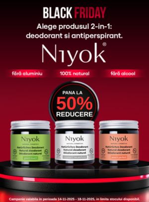 Black Friday cu reducere de pana la 50% la Niyok
