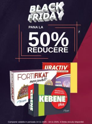 Black Friday cu reducere de pana la 50% la Terapia