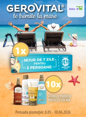 Gerovital te trimite la mare