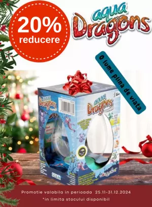 Ho Ho HOT Sale cu reducere 20% la Aqua Dragons