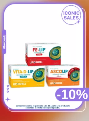 Iconic Sales cu 10% reducere la Liposhell