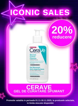 Iconic Sales cu 20% reducere la Cerave Gel de curatare spumant