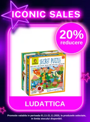 Iconic Sales cu 20% reducere la Ludattica 