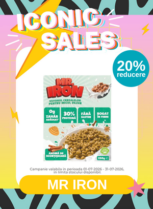 Iconic Sales cu 20% reducere la Mr. Iron