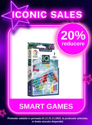 Iconic Sales cu 20% reducere la Smart Games