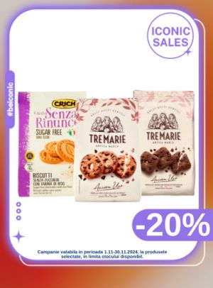 Iconic Sales cu 20% reducere la Tre Marie si Crich