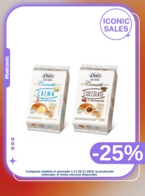 Iconic Sales cu 25% reducere la Dais