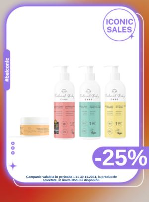 Iconic Sales cu 25% reducere la Natural Baby