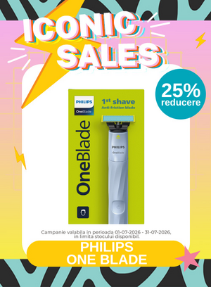 Iconic Sales cu 25% reducere la Philips One Blade