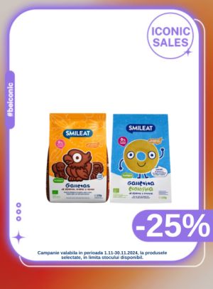 Iconic Sales cu 25% reducere la Smileat 