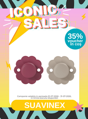 Iconic Sales cu 35% voucher aplicat in cos la Suavinex