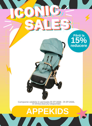 Iconic Sales cu pana la 15% reducere la Appekids