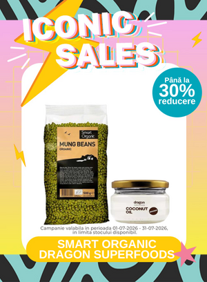 Iconic Sales cu pana la 30% reducere la Smart Organic si Dragon Superfoods