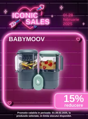 Iconic Sales cu reducere 15% la Babymoov