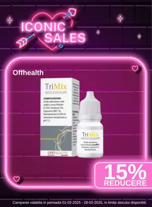 Iconic Sales cu reducere 15% la Offhealth