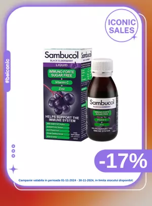 Iconic Sales cu reducere 17% la Sambucol