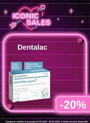 Iconic Sales cu reducere 20% la Dentalac