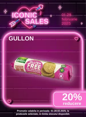 Iconic Sales cu reducere 20% la Gullon