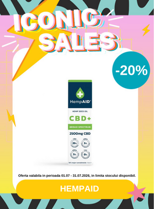 Iconic Sales cu reducere 20% la HempAID