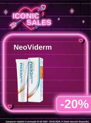 Iconic Sales cu reducere 20% la Neoviderm