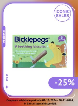 Iconic Sales cu reducere 25% la Bickiepegs