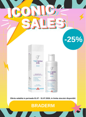 Iconic Sales cu reducere 25% la Braderm