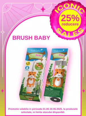 Iconic Sales cu reducere 25% la Brush Baby