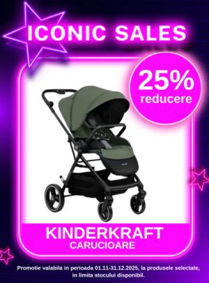 Iconic Sales cu reducere 25% la Carucioare Kinderkraft