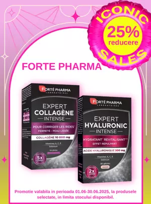 Iconic Sales cu reducere 25% la Forte Pharma