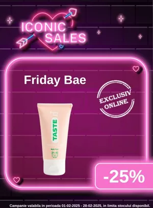 Iconic Sales cu reducere 25% la Friday Bae