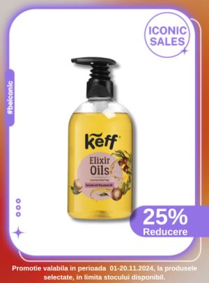 Iconic Sales cu reducere 25% la Keff Hand Soap