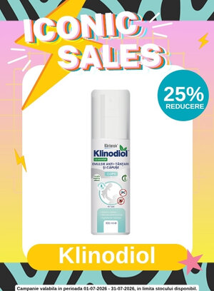 Iconic Sales cu reducere 25% la Klinodiol