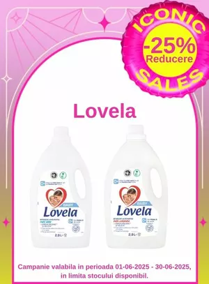 Iconic Sales cu reducere 25% la Lovela
