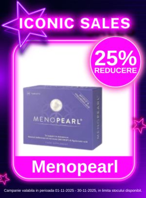 Iconic Sales cu reducere 25% la Menopearl