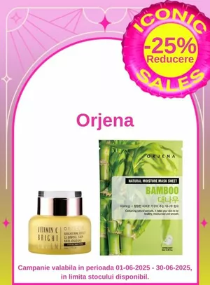 Iconic Sales cu reducere 25% la Orjena