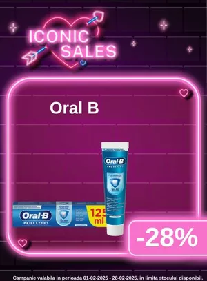 Iconic Sales cu reducere 28% la Oral B