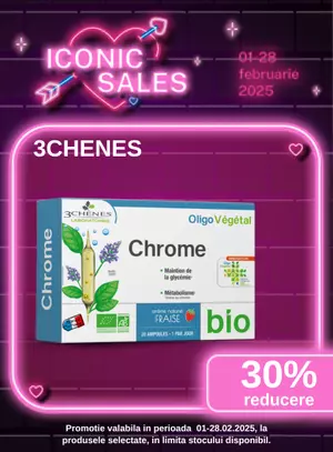 Iconic Sales cu reducere 30% la 3Chenes