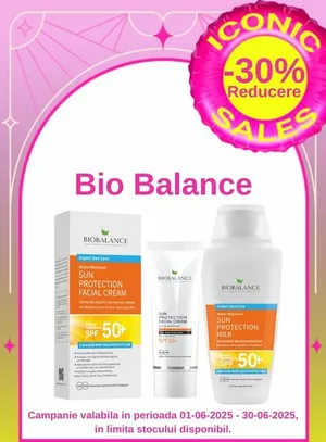 Iconic Sales cu reducere 30% la Bio Balance
