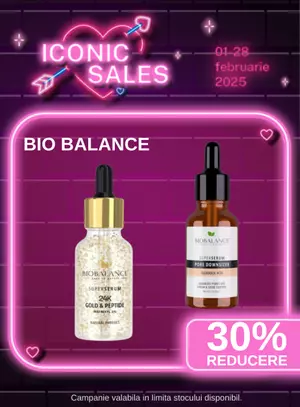 Iconic Sales cu reducere 30% la Bio Balance