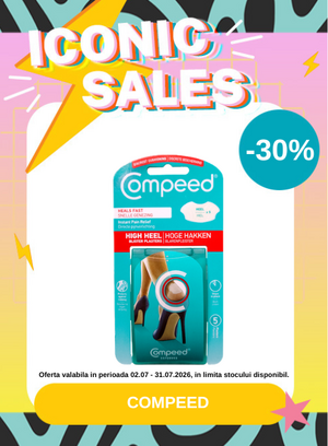 Iconic Sales cu reducere 30% la Compeed