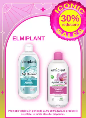Iconic Sales cu reducere 30% la Elmiplant