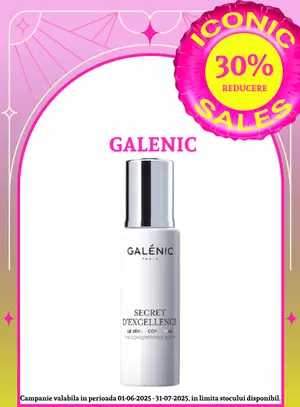 Iconic Sales cu reducere 30% la Galenic