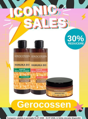 Iconic Sales cu reducere 30% la Gerocossen