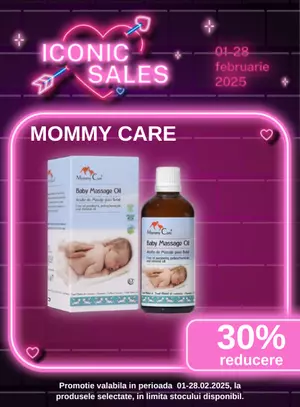 Iconic Sales cu reducere 30% la Mommy Care