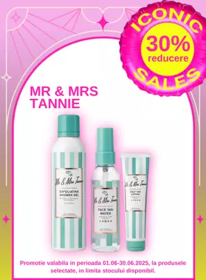 Iconic Sales cu reducere 30% la Mr & Mrs Tannie