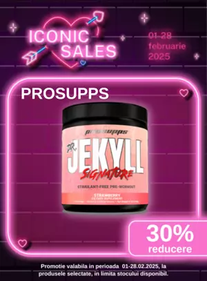 Iconic Sales cu reducere 30% la Prosupps