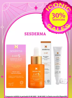 Iconic Sales cu reducere 30% la Sesderma