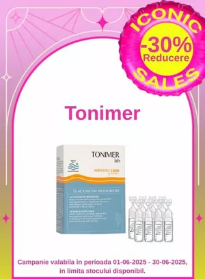 Iconic Sales cu reducere 30% la Tonimer
