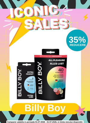 Iconic Sales cu reducere 35% la Billy Boy